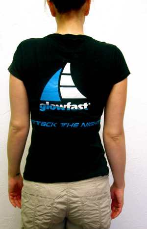 Glowfast Ladies 'Attack the Night' Fitted T-Shirt