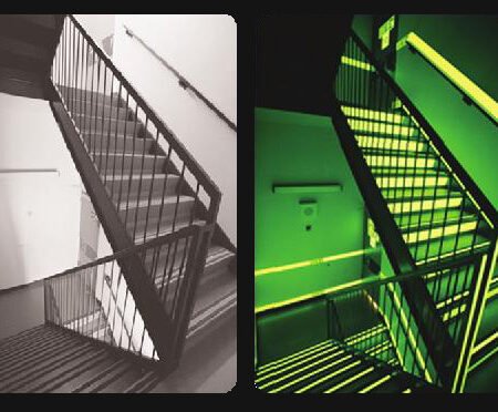 Luminous Hand Rail Covers (adhesive backed)